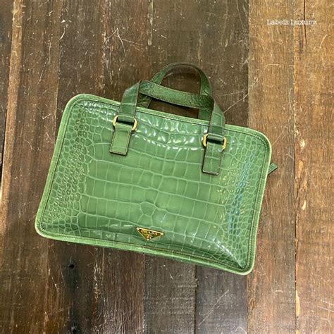 Prada St. Cocco Lucido Bauletto Bag 